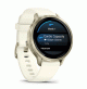 Venu 4 - 41 mm Lunar Gold with Bone Silicone Band - 010-03013-00 - Garmin